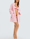 Blush Cocoon Robe - Petal Pink