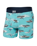 SAXX Ultra Super Soft Boxer Brief - Sharkski Turquoise