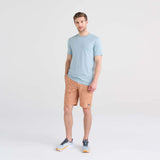 SAXX DropTemp® Cooling Cotton Tee - Clay Blue